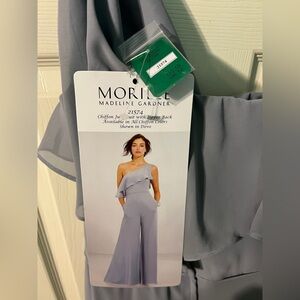 Mori Lee Madeline Gardner Chiffon jumpsuit with pockets - Brand New w/tags